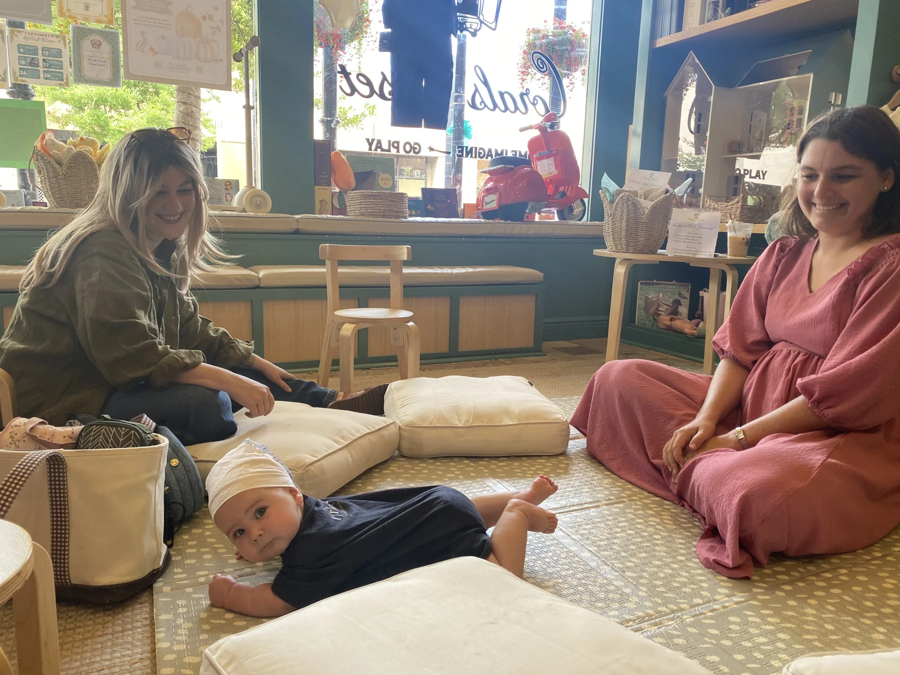 Families relaxing and spending time together at Corals Closet